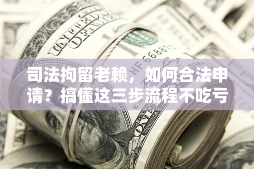 武汉司法拘留老赖，如何合法申请？搞懂这三步流程不吃亏！