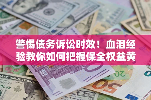 武汉警惕债务诉讼时效！血泪经验教你如何把握保全权益黄金期
