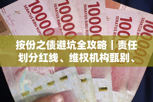 武汉按份之债避坑全攻略｜责任划分红线、维权机构甄别、纠纷处理全流程拆解
