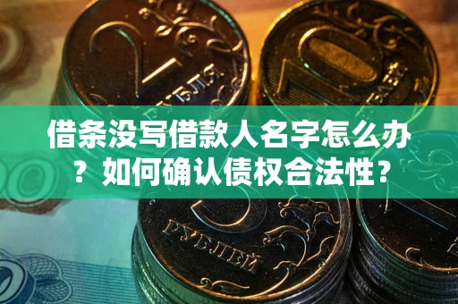 武汉借条没写借款人名字怎么办？如何确认债权合法性？