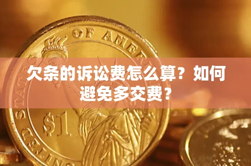 武汉欠条的诉讼费怎么算？如何避免多交费？